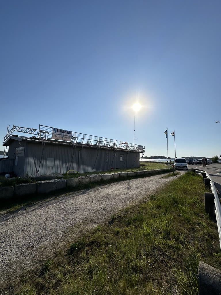 Bohus Power på plats vid sjöräddningsstationen