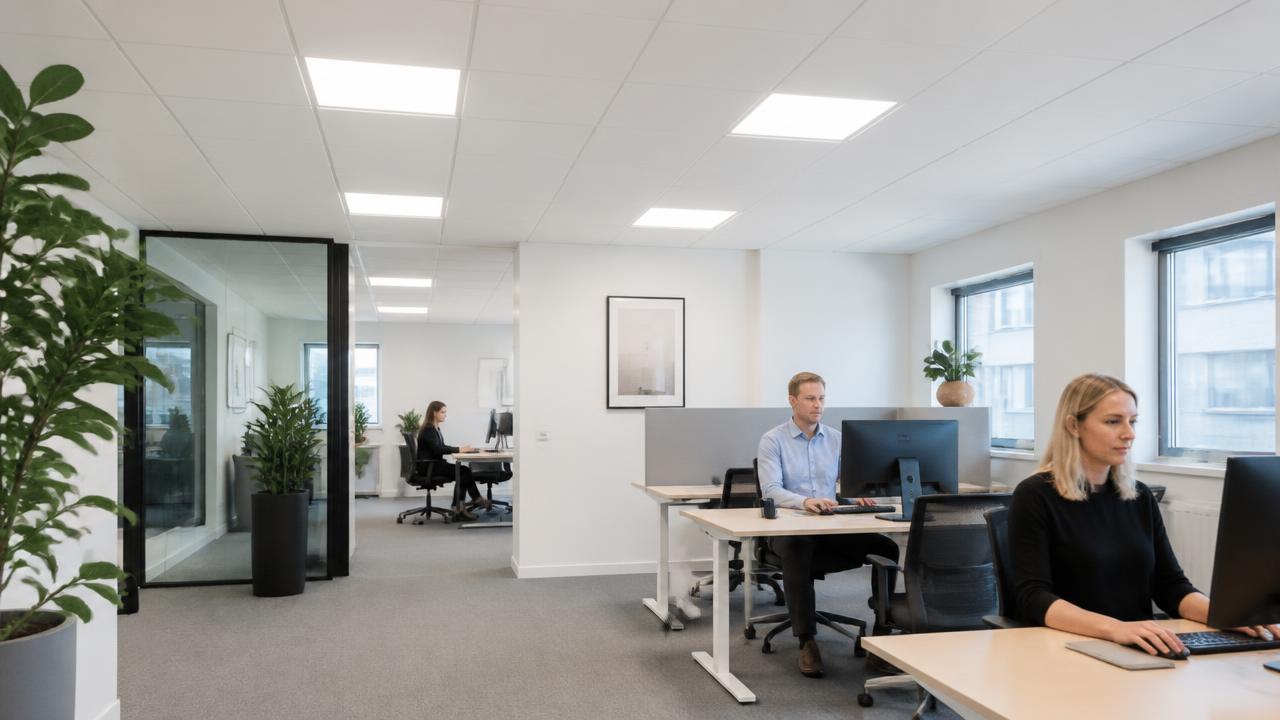 UGR och bländning – så väljer du panel till kontoret